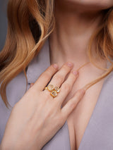Arcane Herkimer Crystal Ring