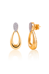 ZORINA MEDIUM DOME EARRINGS