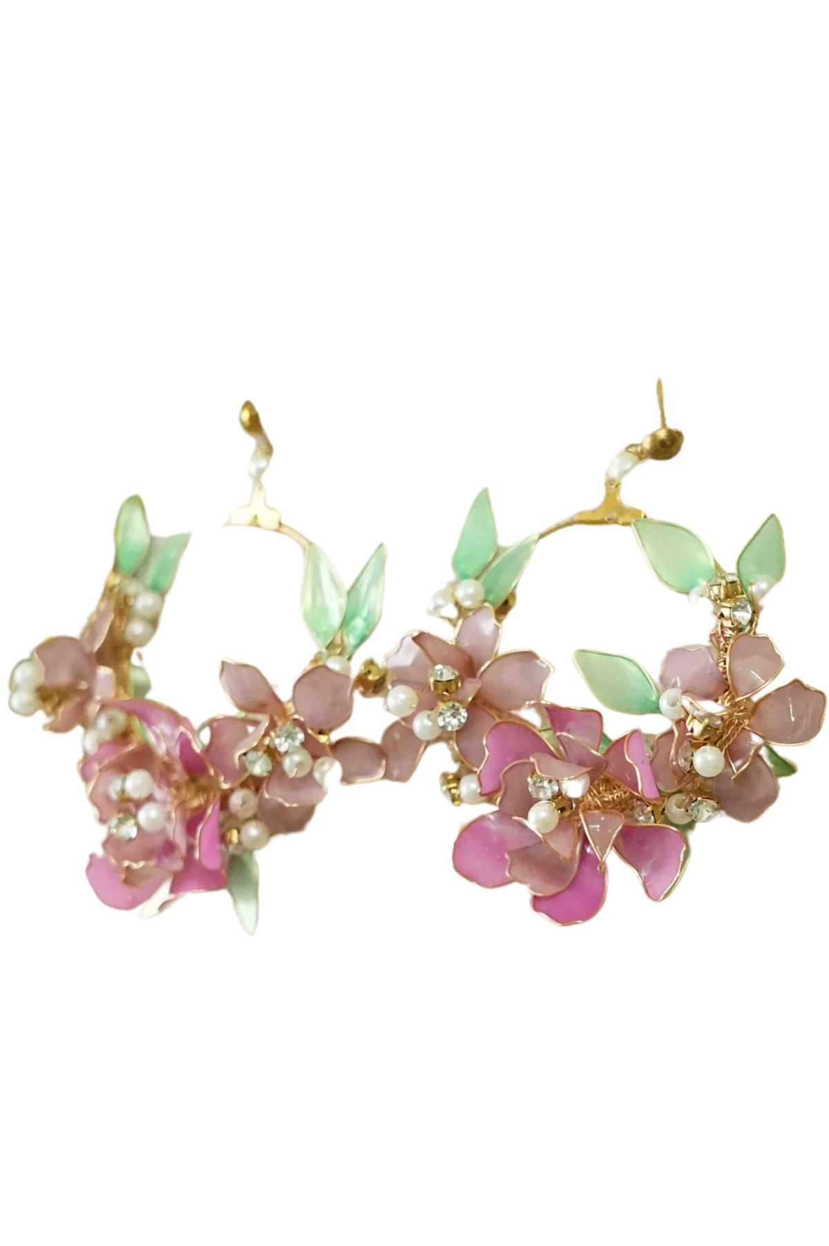 Cherry Blossom Resin Earrings
