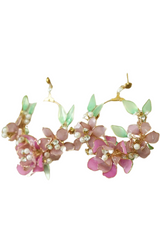 Cherry Blossom Resin Earrings
