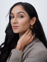 Tigers Eye Drop Studs