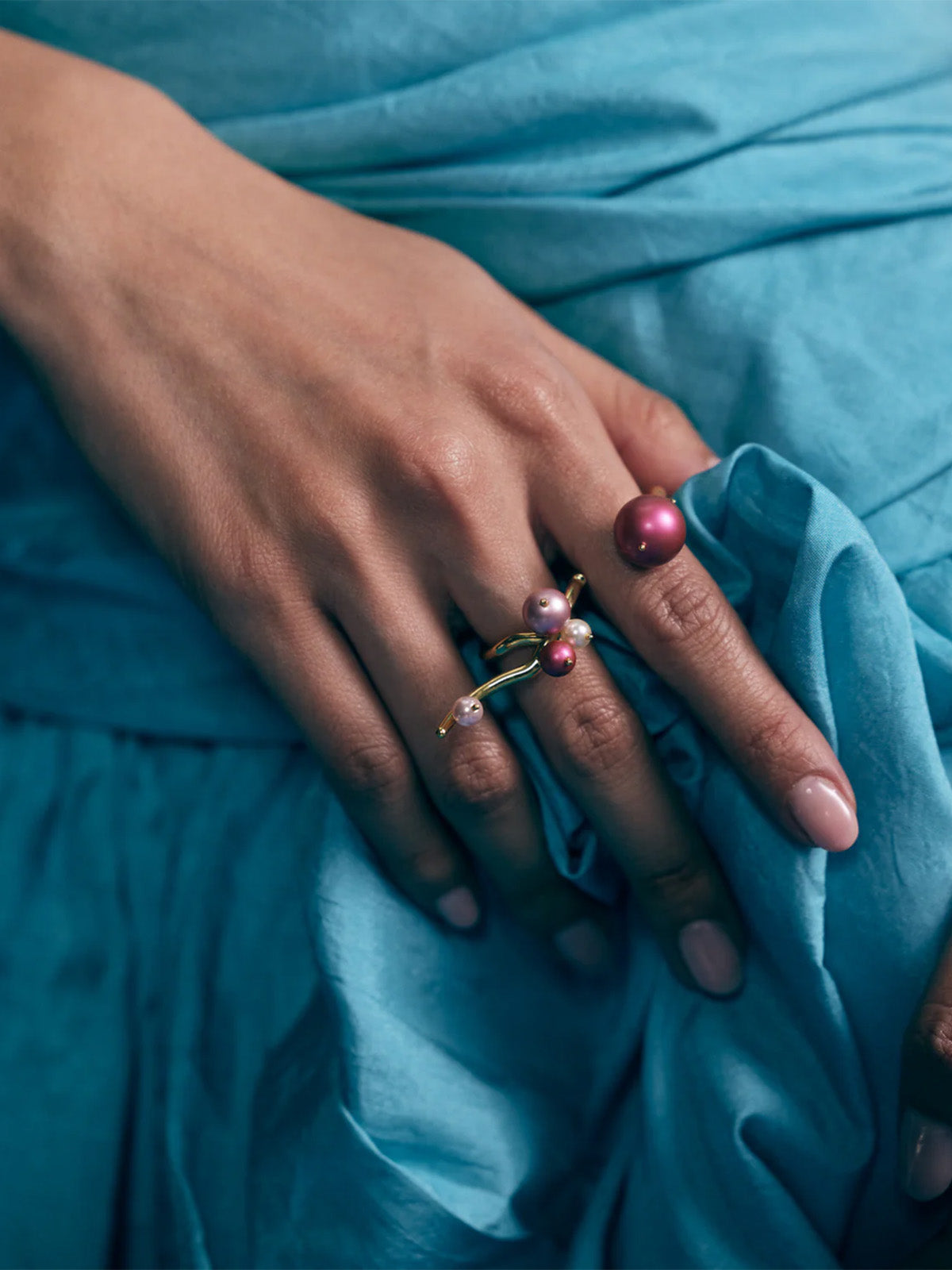 Shades of Pink Double Ring