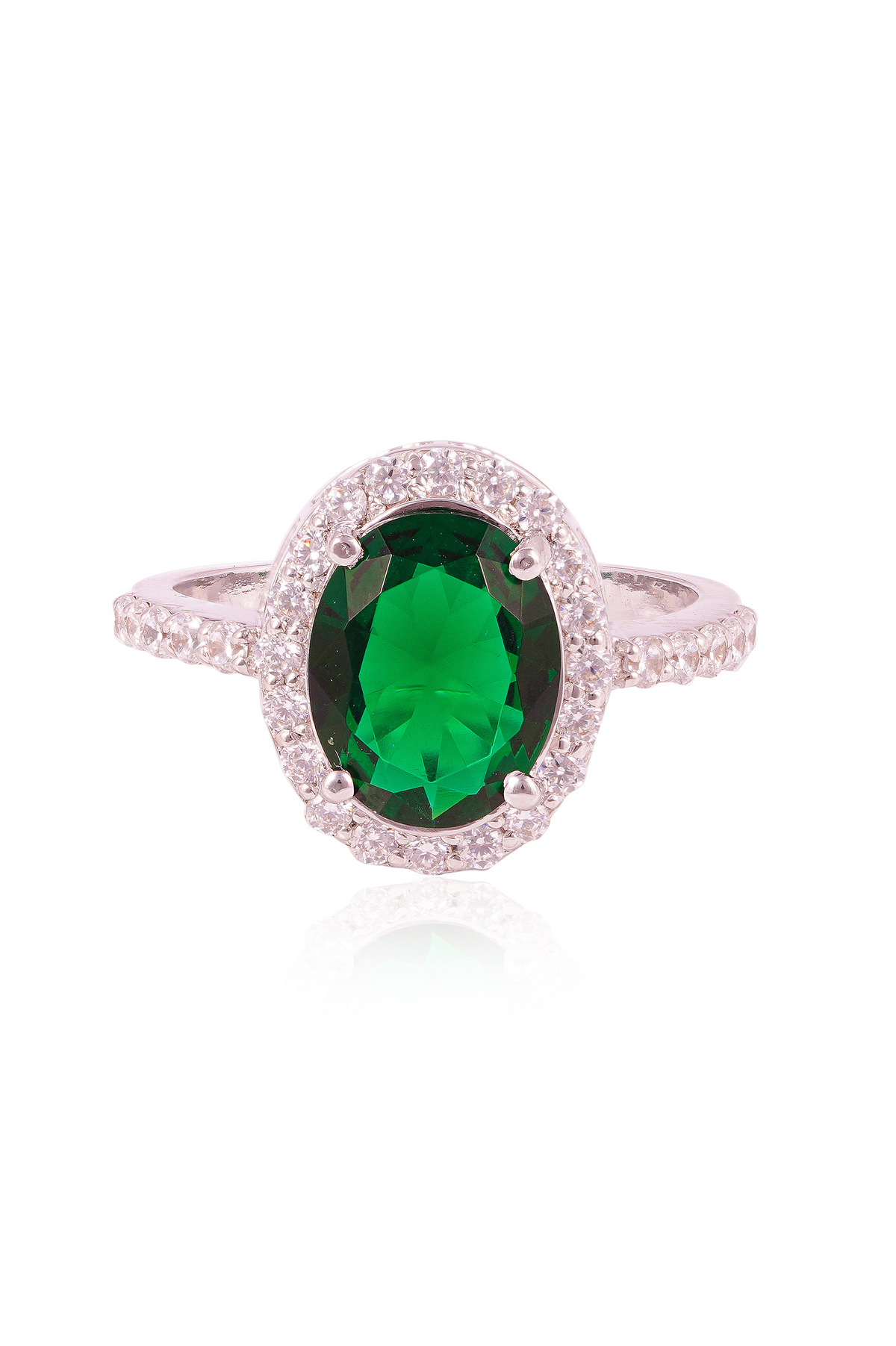 Ida Oval Halo Ring