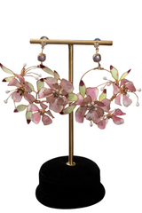 Enchanted Blush Danglers