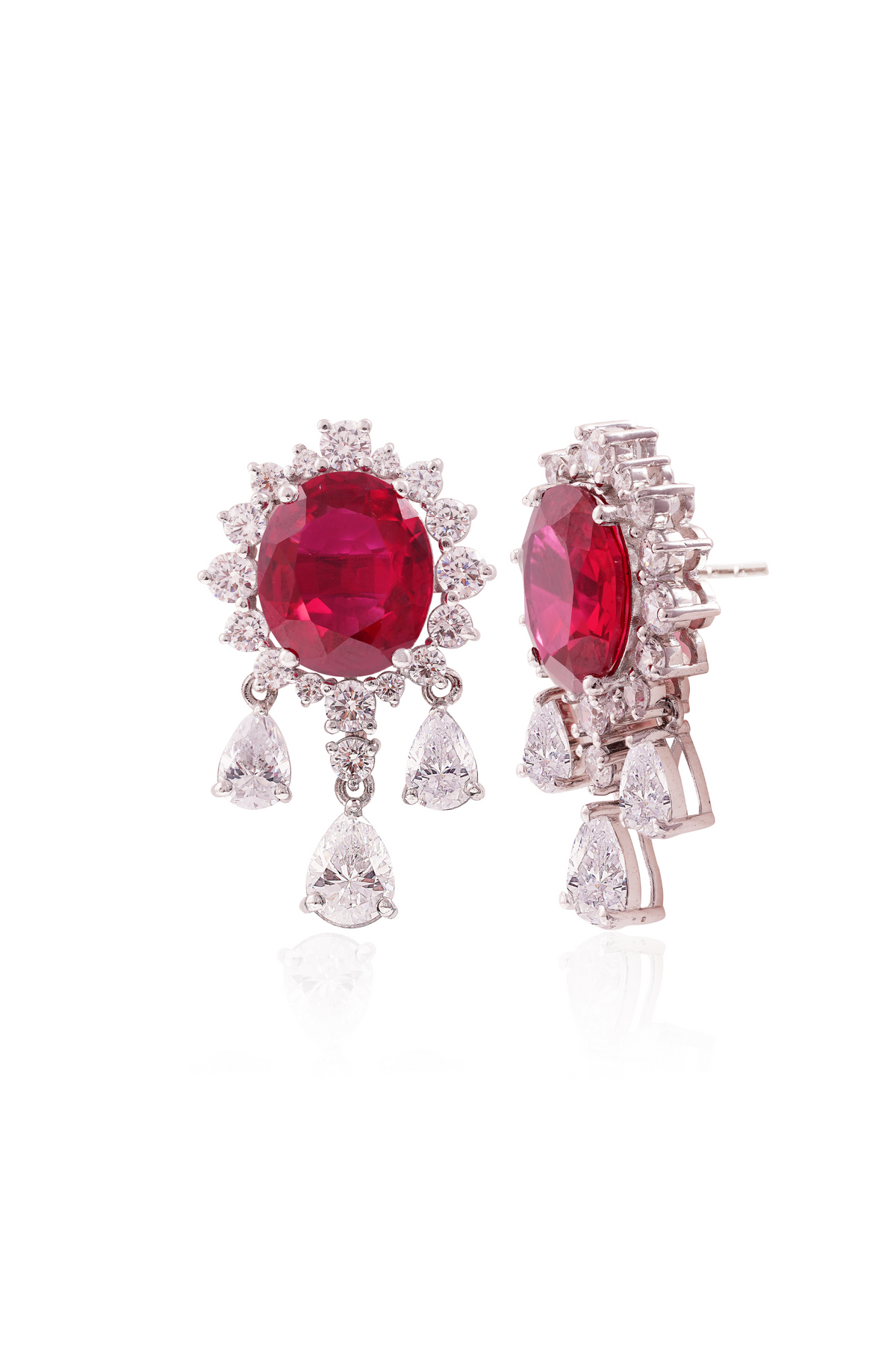 Ruby Rhapsody Earrings