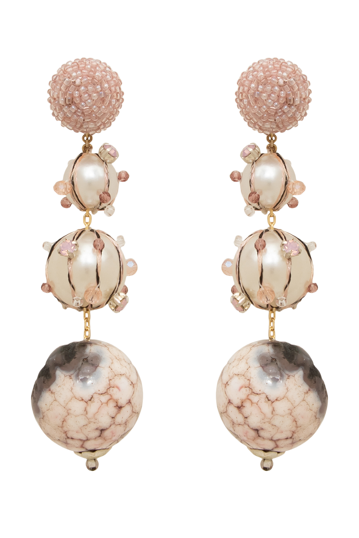 Romantic Floral Drop Earrings