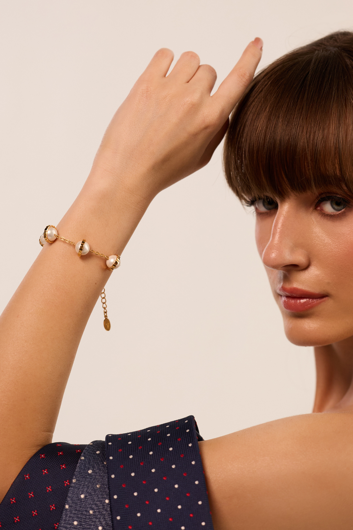 Empire Pearl Chain Bracelet