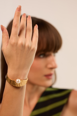 Crown Pearl Cuff Bracelet