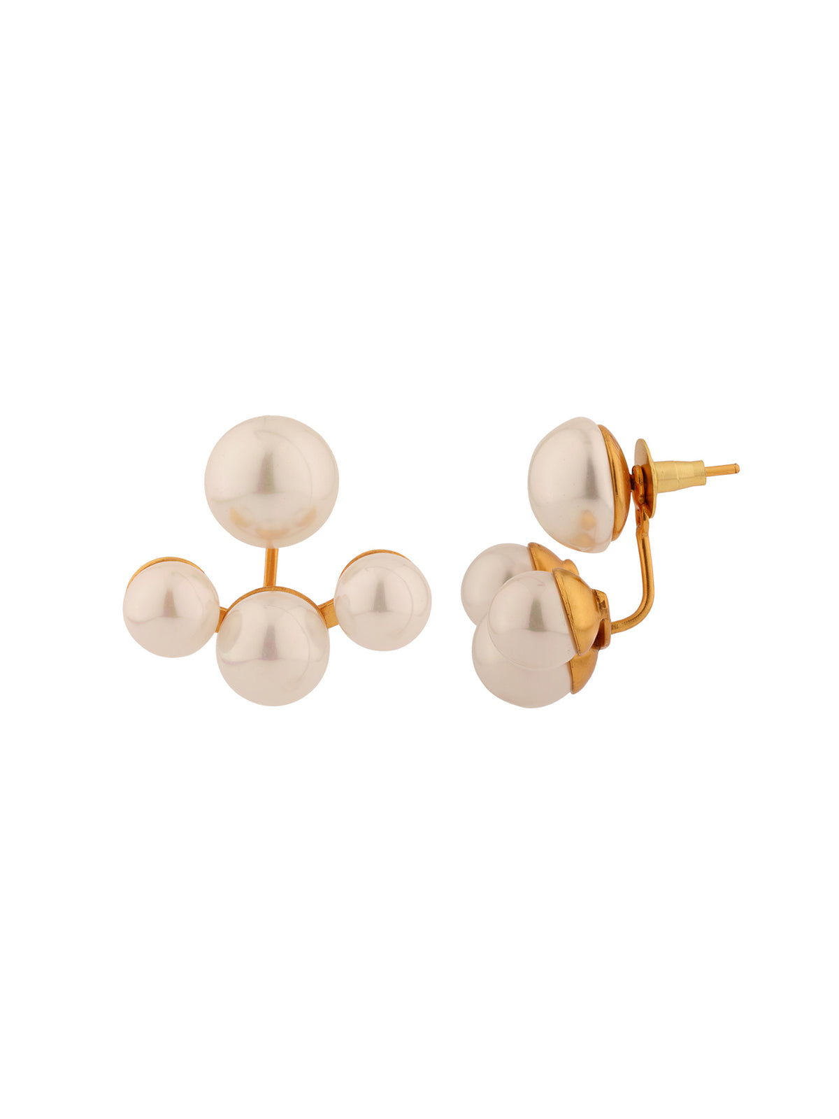 Claw Pearl Studs