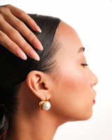 Duo Pearl Statement Studs