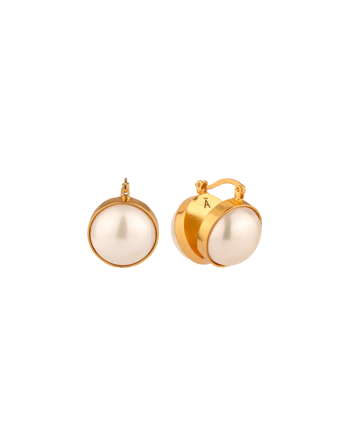 Duo Pearl Statement Studs