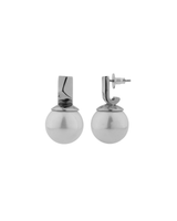 Chrome Drop Earrings