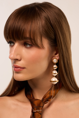 Reign Pearl Drop Statement Earrings