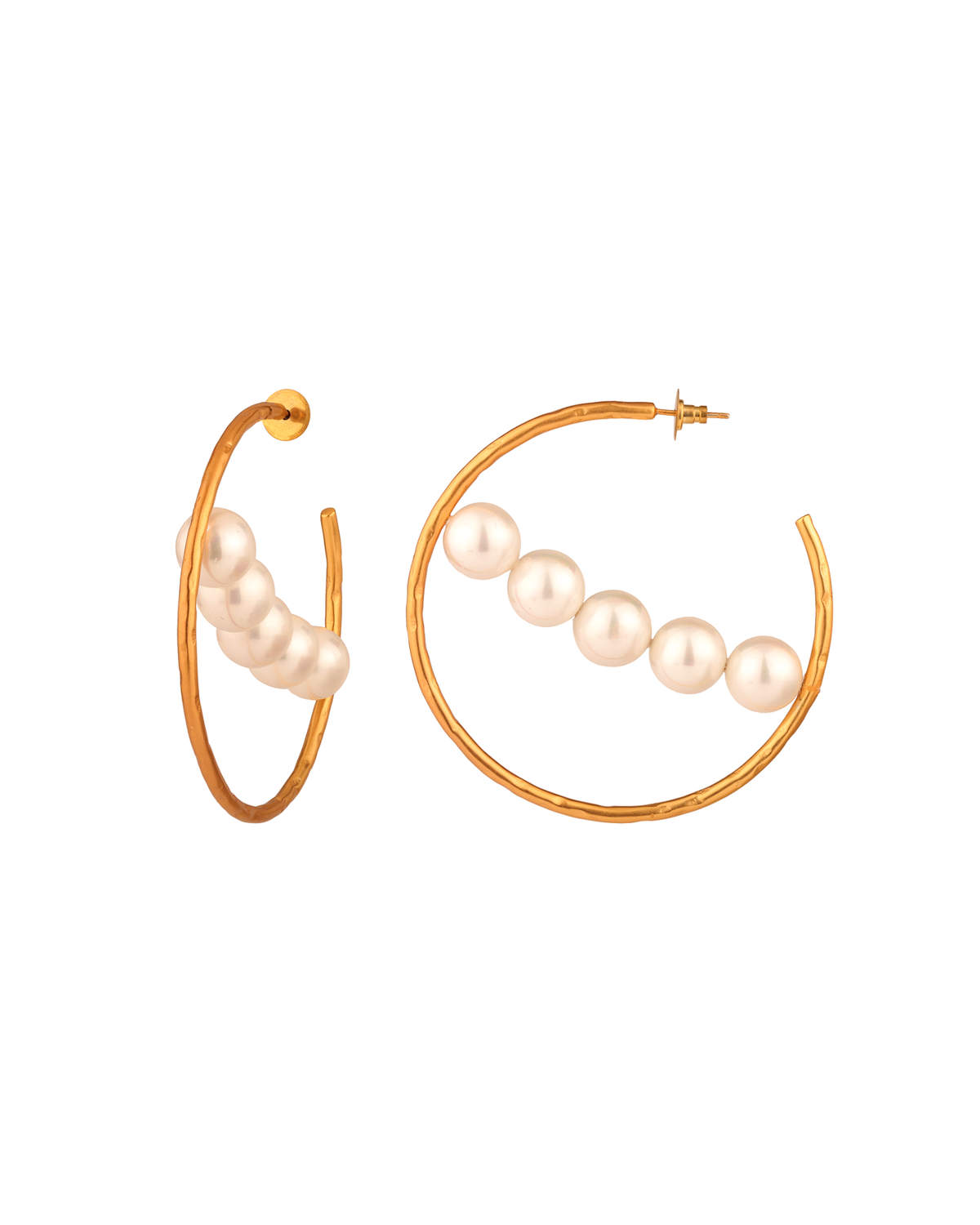 Pearl Orbit Hoops