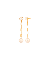Pearl Trail Drop Earrings