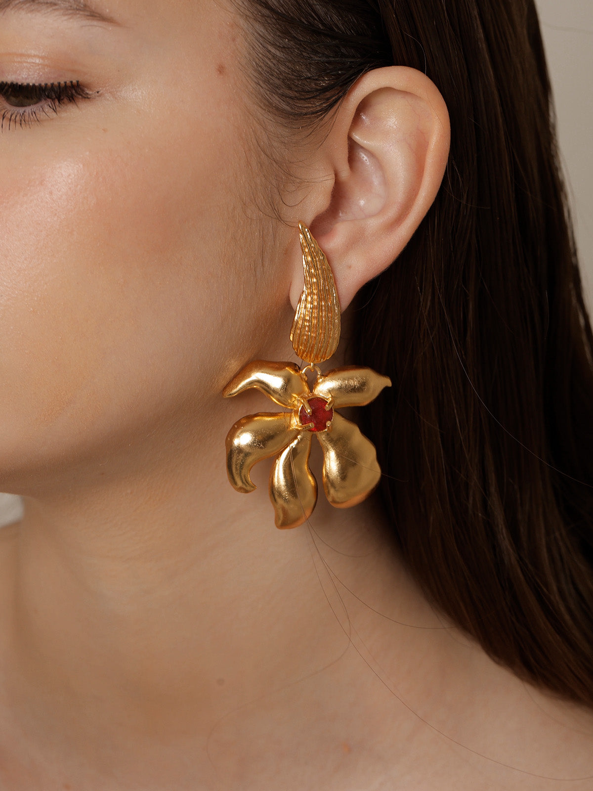 Chunky Palm Earrings