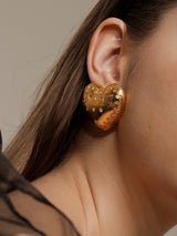Large Heart Earrings