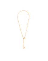 Triple‑Pearl Link Chain Necklace