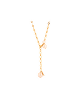 Triple‑Pearl Link Chain Necklace