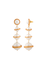 Reign Pearl Drop Statement Earrings