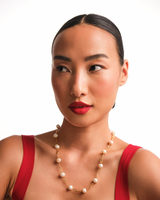 Minimalist Pearl Chain Necklace