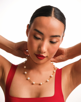 Minimalist Pearl Chain Necklace