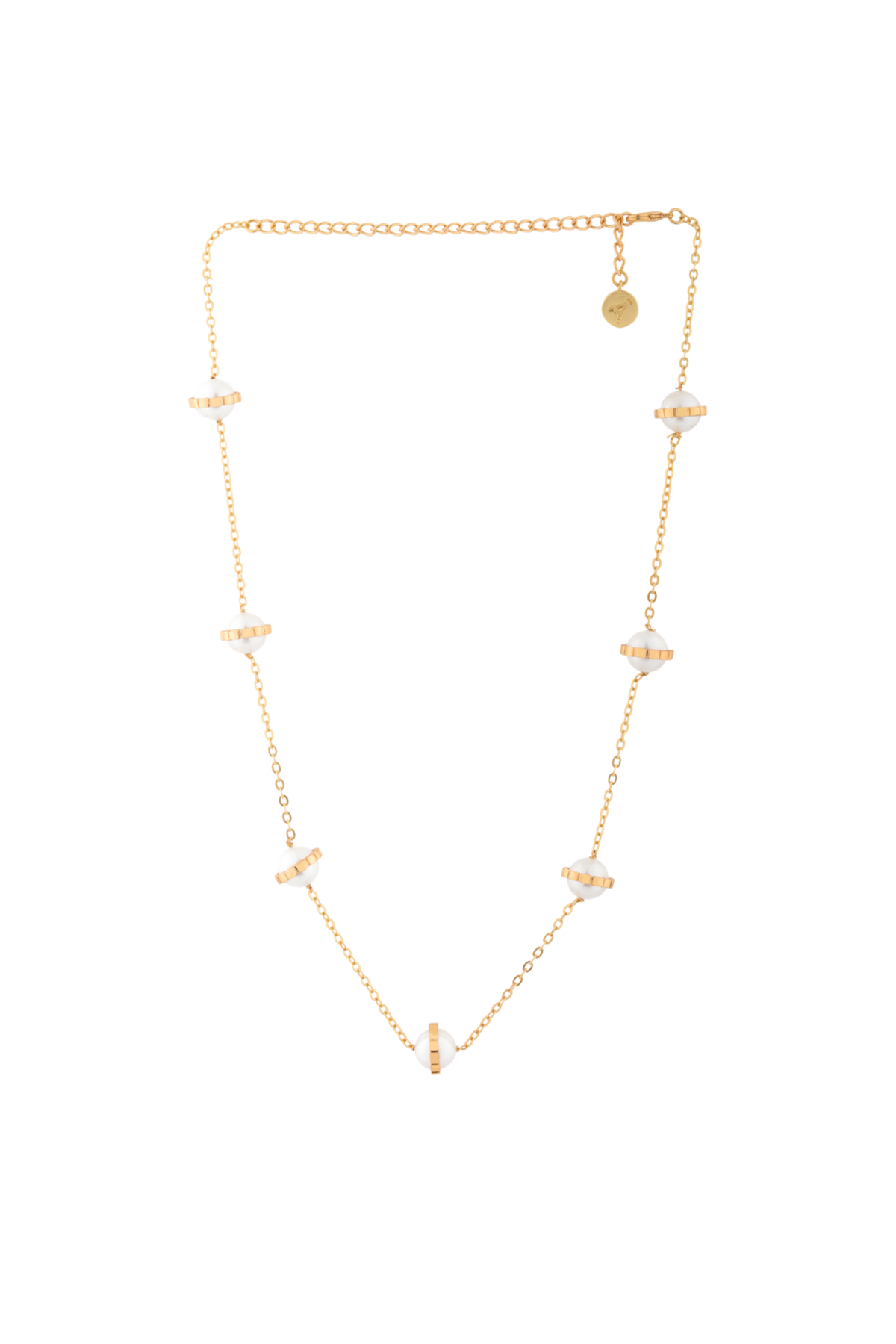 Aurelia Pearl Chain Necklace