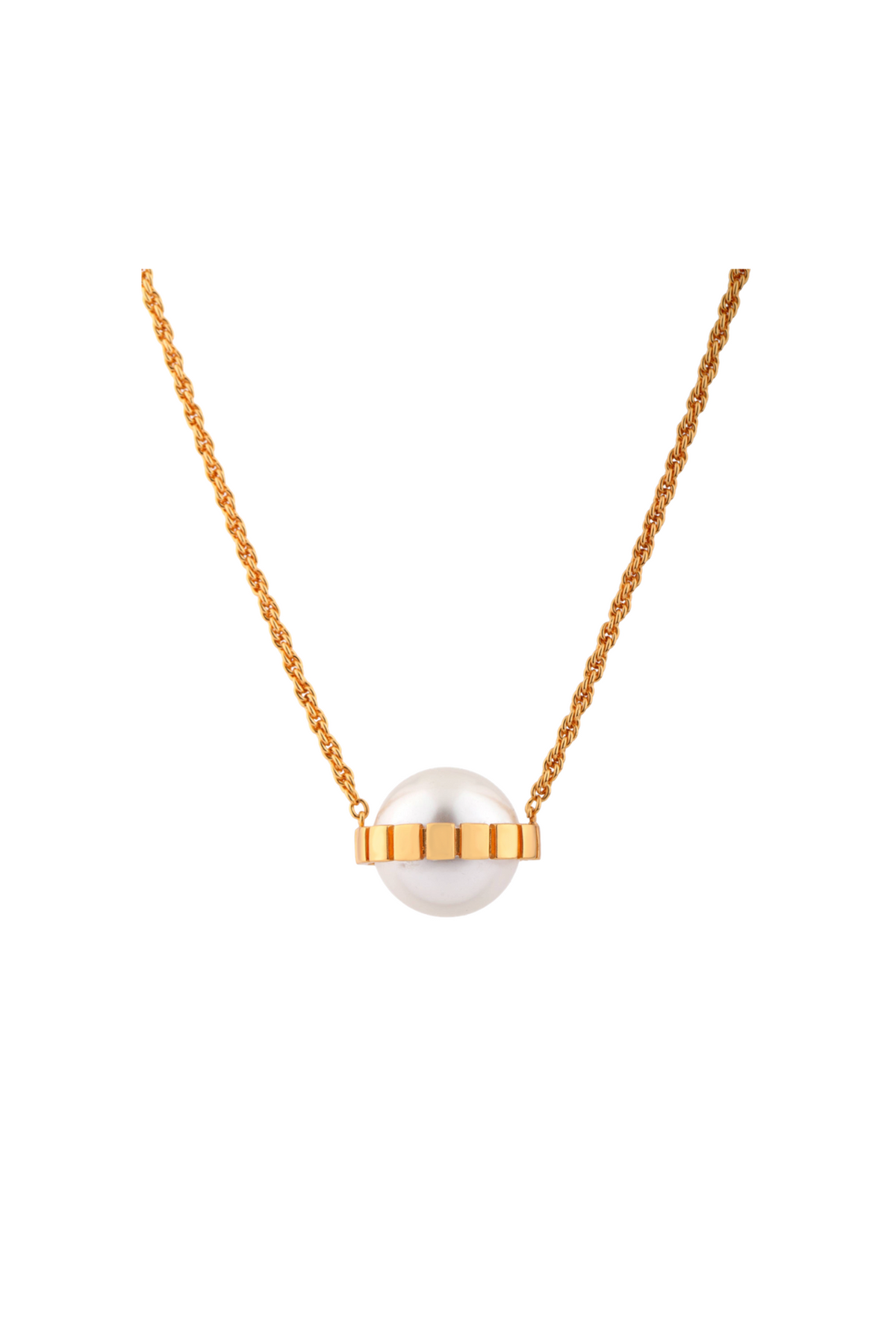 Royal Pearl Long Chain Necklace