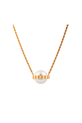 Royal Pearl Long Chain Necklace