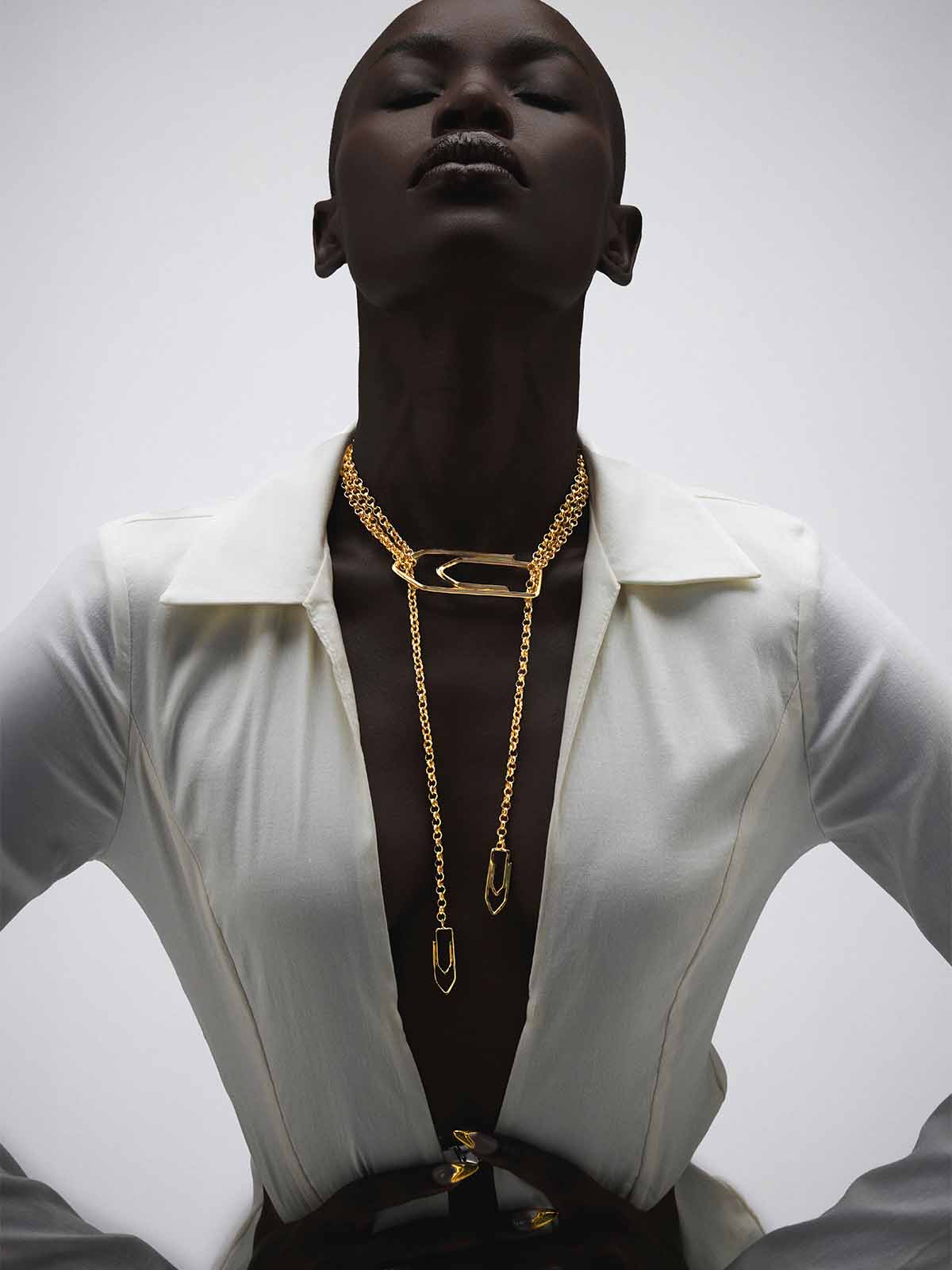 Paper Clip Necklace