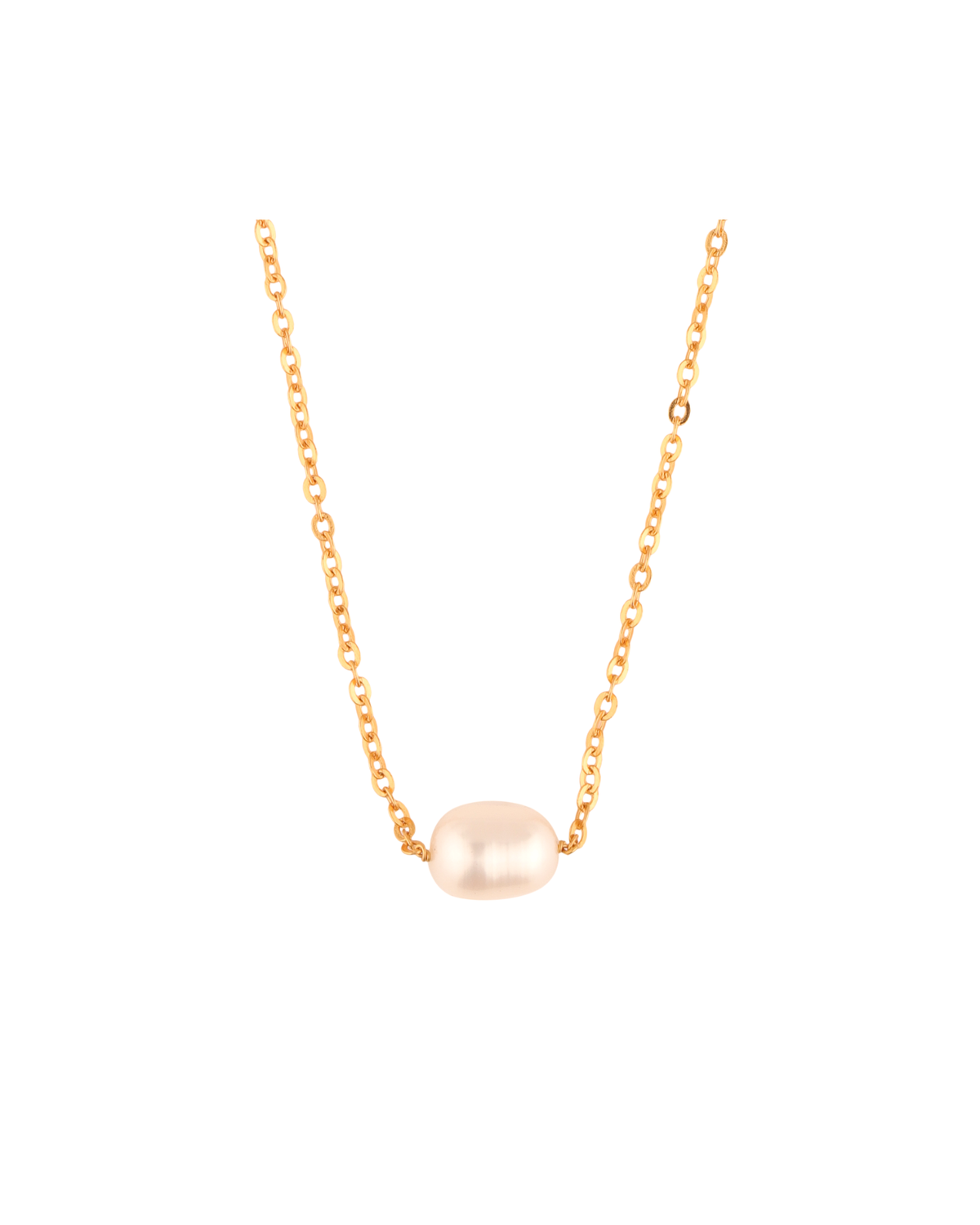 Single-Stone Chain Necklace