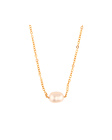 Single-Stone Chain Necklace