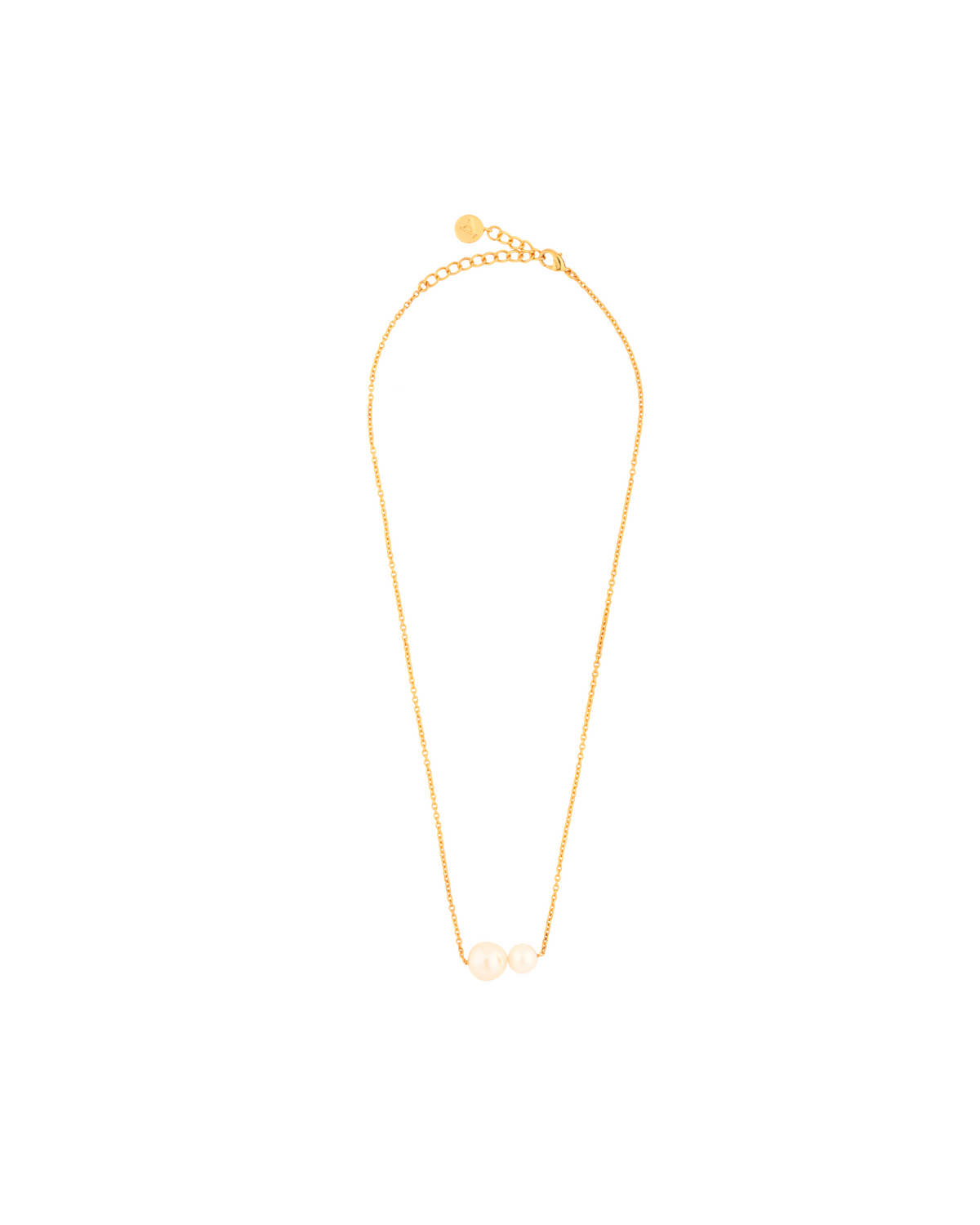 Snowman Style Pearl Necklace