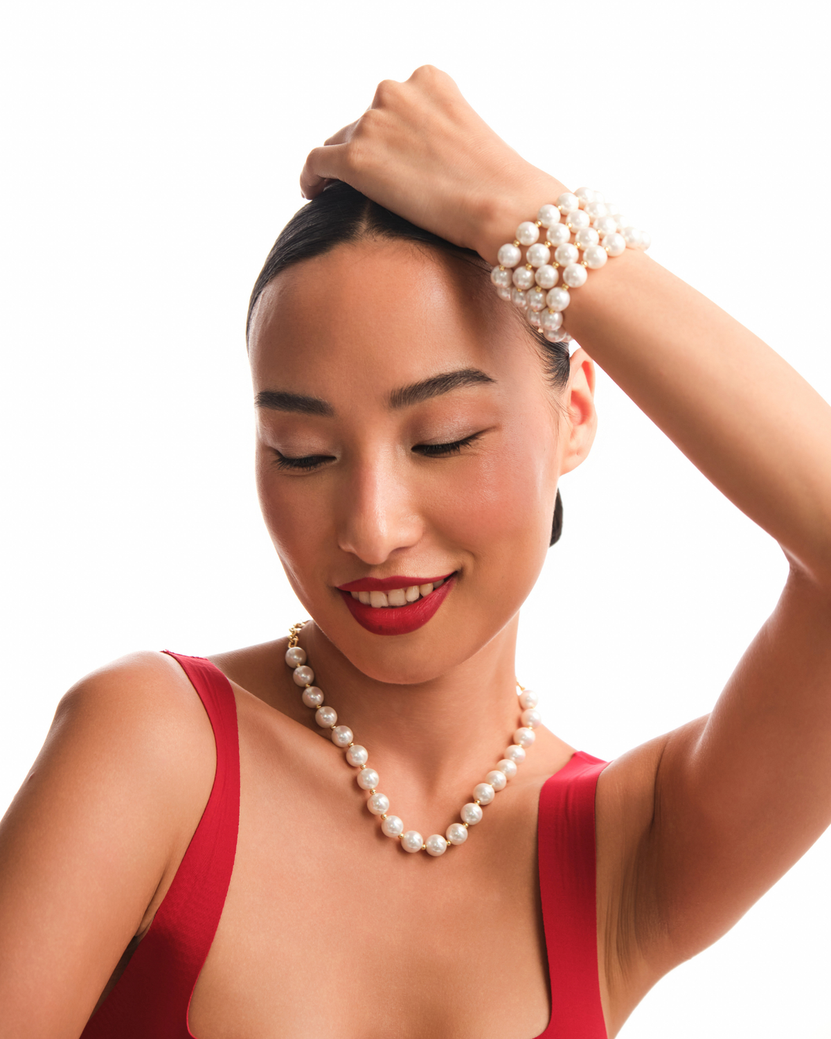 Bandel Pearl Lariat Necklace
