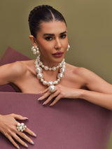 Uneven Pearl Necklace