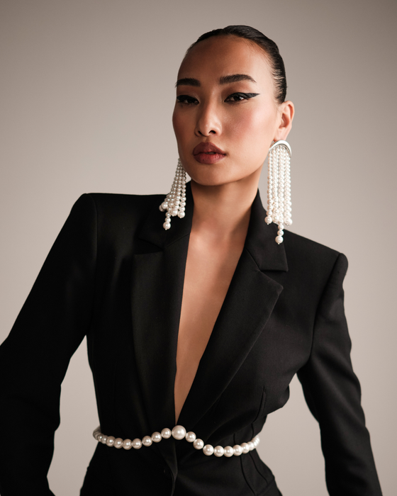 Waterfall Pearl Earrings