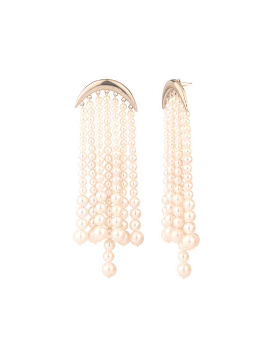 Waterfall Pearl Earrings