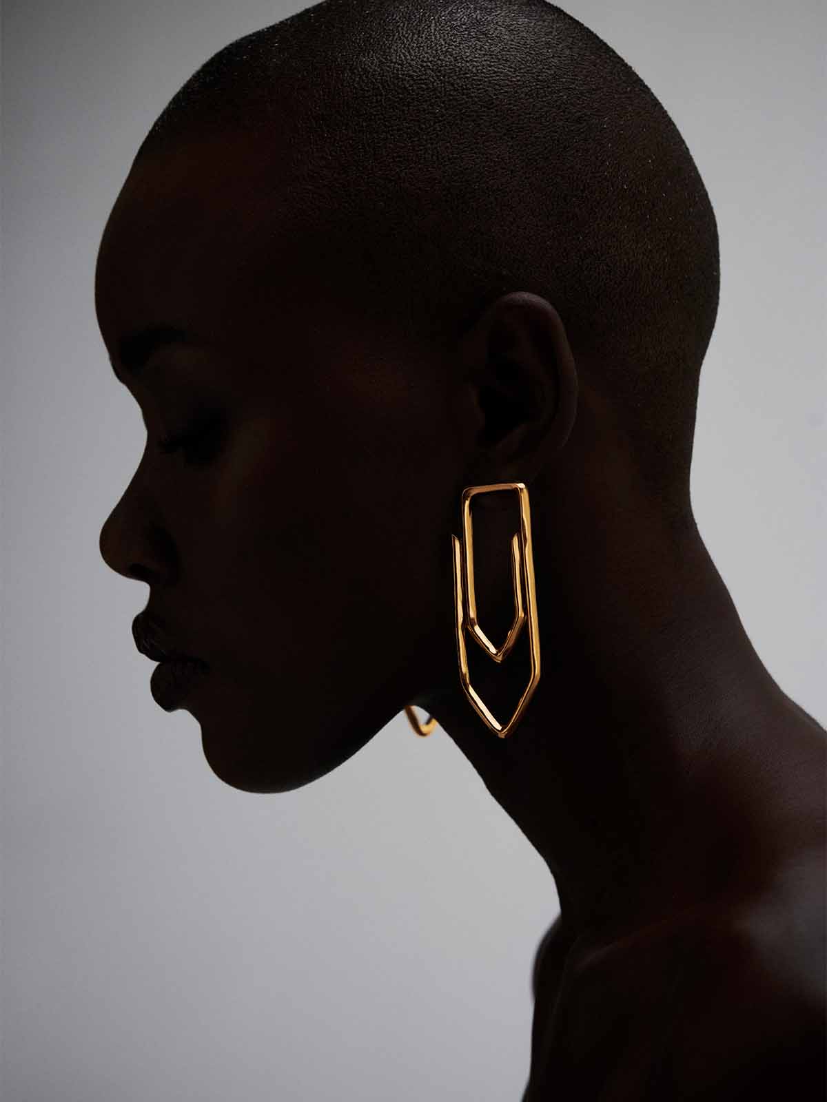 Paper Clip Studs