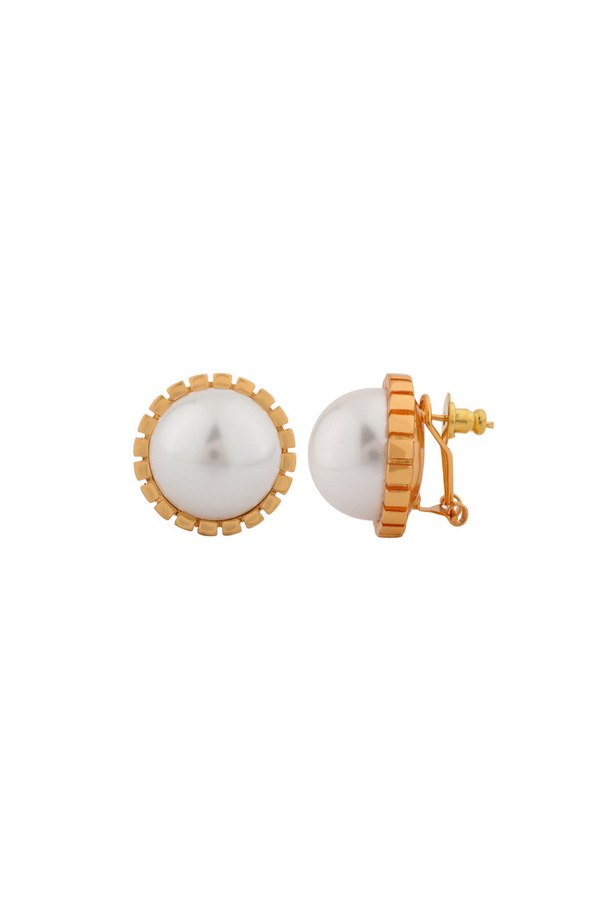 Empress Pearl Stud Earrings