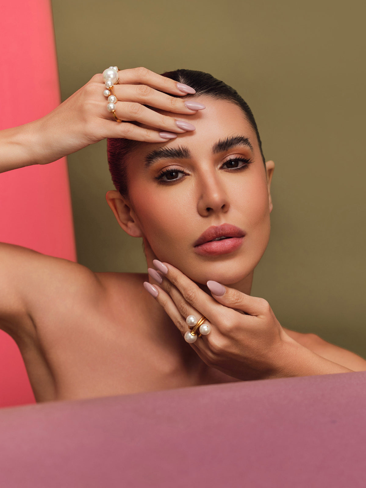 Trio Pearl Ring