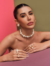Trio Pearl Ring