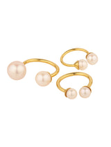 Triplet Pearl Ring Set