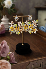 Petal Dew Drop Earrings