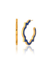 Half Open Blue Hoops