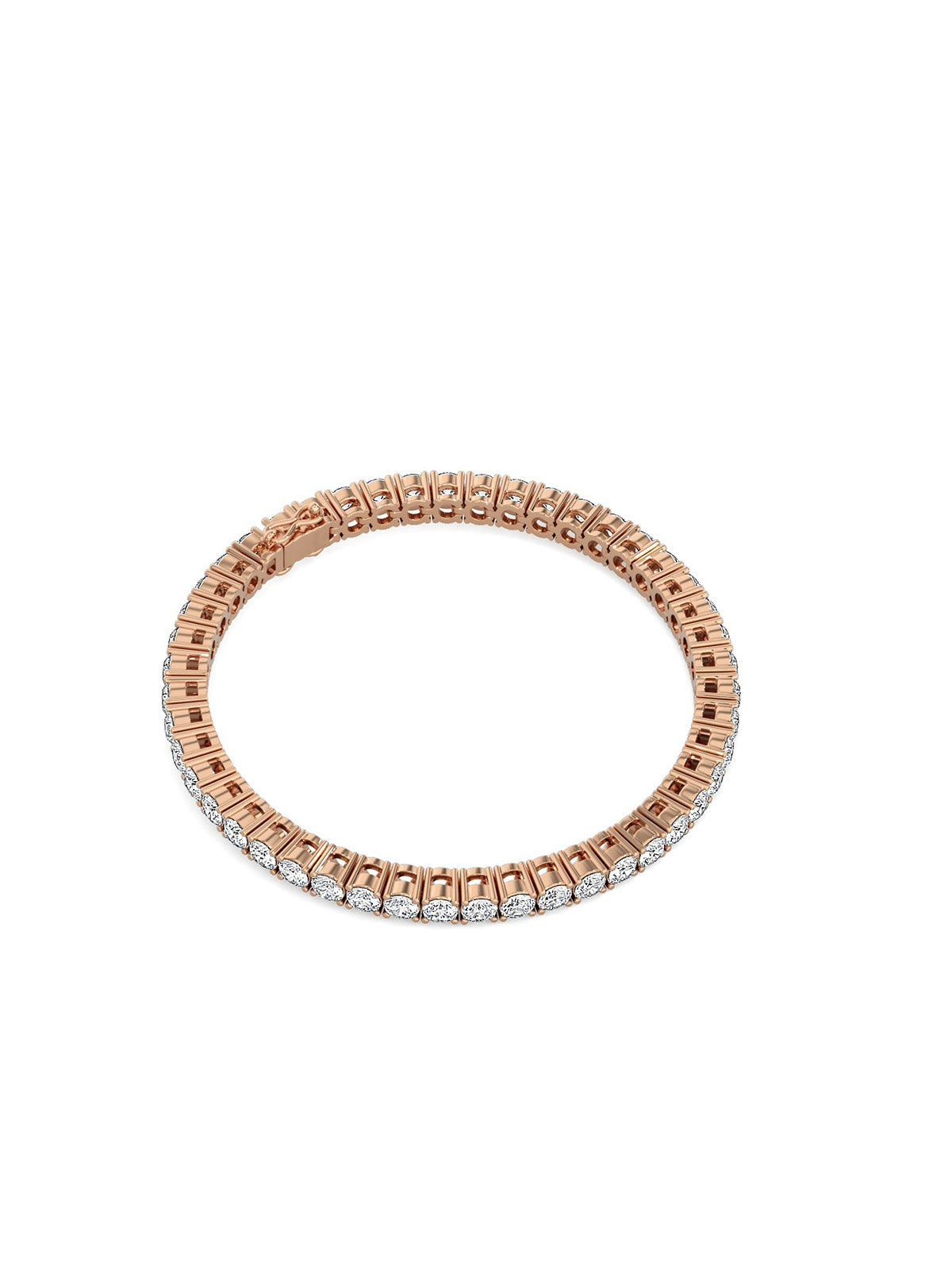 Classic Tennis Bracelet - Round Diamonds