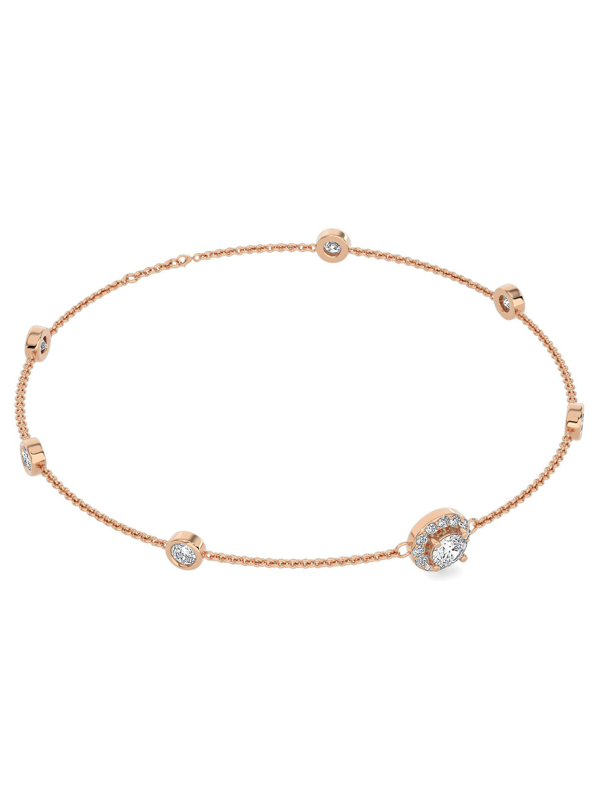 Classic Round Diamonds Bracelet