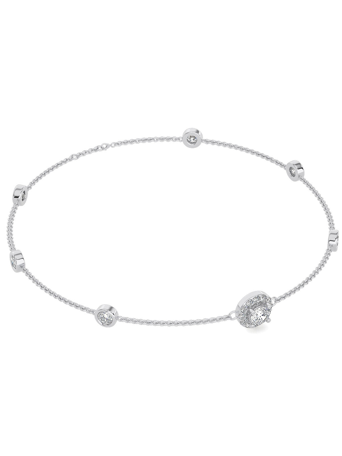 Classic Round Diamonds Bracelet