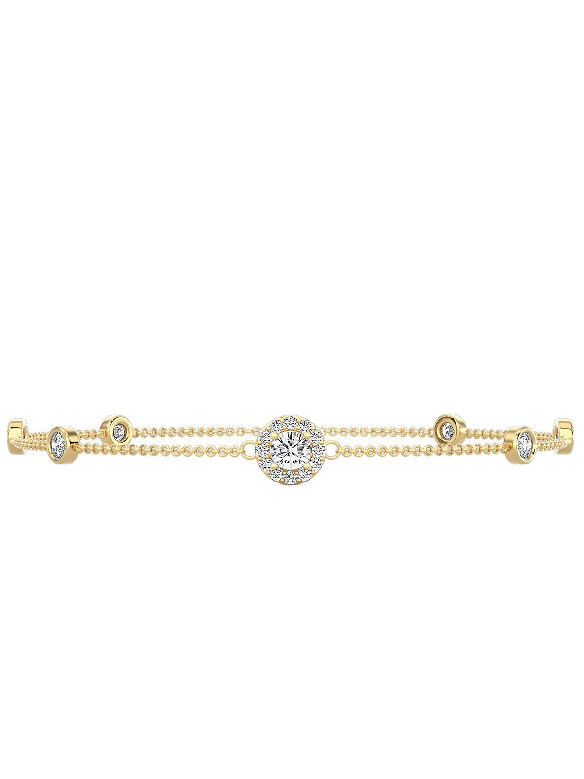 Classic Round Diamonds Bracelet