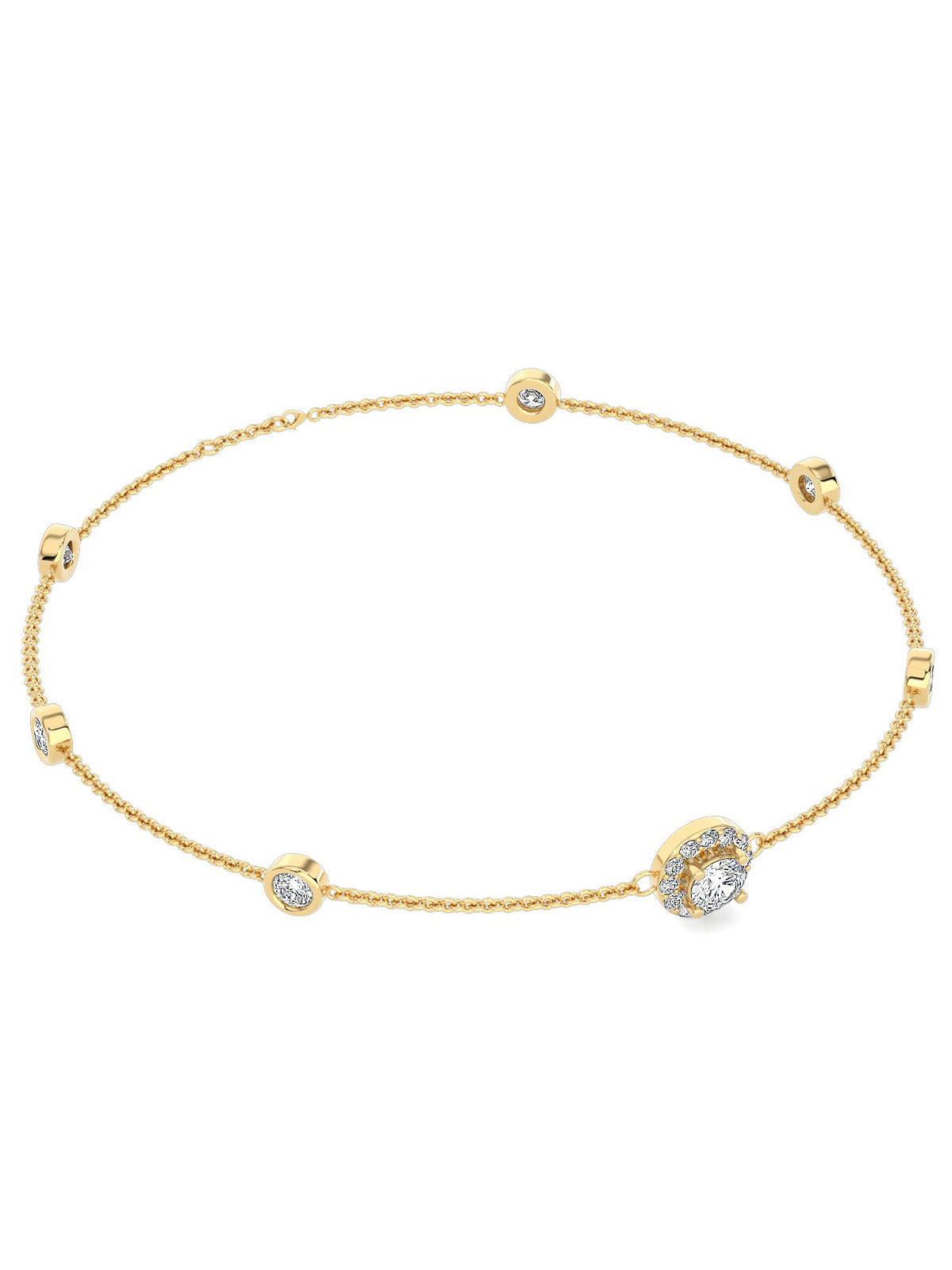 Classic Round Diamonds Bracelet