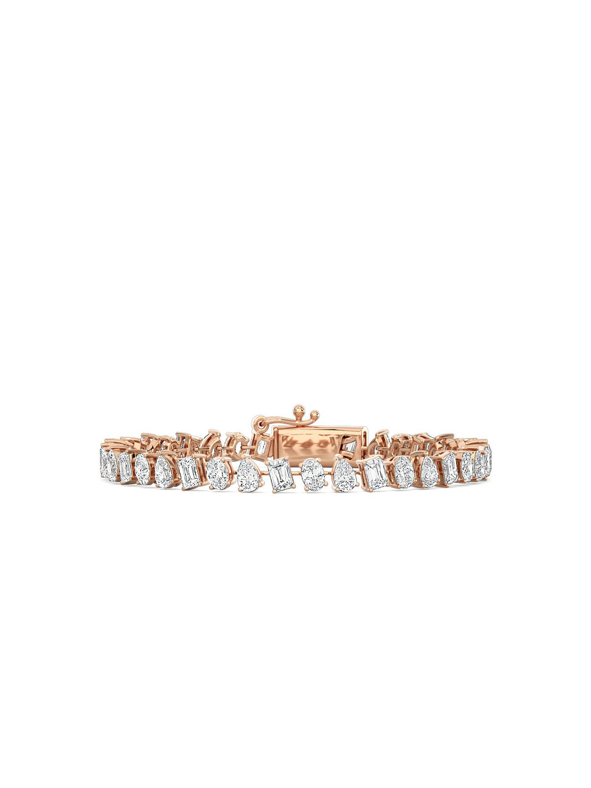 Multi-Shape Diamond Bracelet